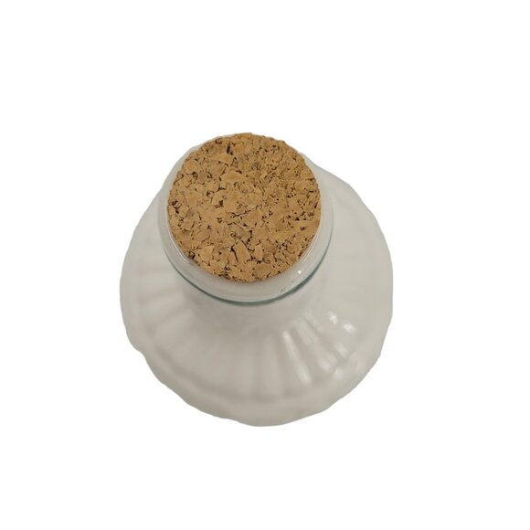 Hand-Painted Ceramic Bottle With Floral Design & Cork Lid By Zrike - Picture 5 of 10